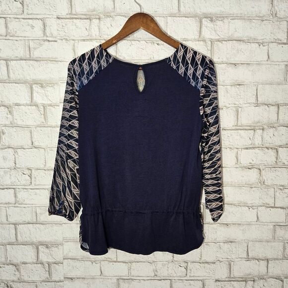 Cap Juluca navy printed top - Picture 13 of 15